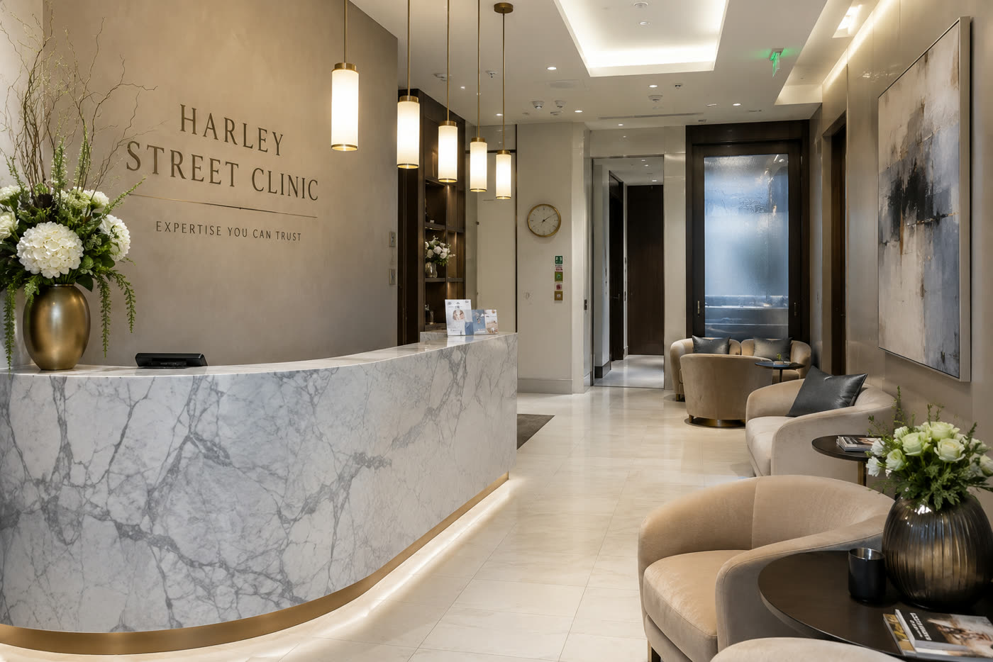 Harley Street Clinic London reception